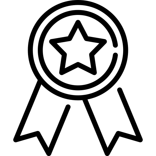 Ikonografia przedstawia medal w kształcie lauru na białym tle. W środku lauru umieszczono czarną gwiazdę pięcioramienną. Grafika nawiązuje do gwiazdy jako symbolu najwyższej jakości i ma sugerować, że współpraca z firmą KDF-Podatki to najlepszy wybór.