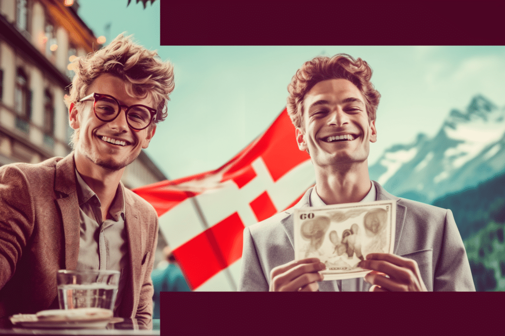 młodzi ludzie, którzy są szczęśliwi że otrzymali zwrot podatku z zagranicy austria kdf podatki