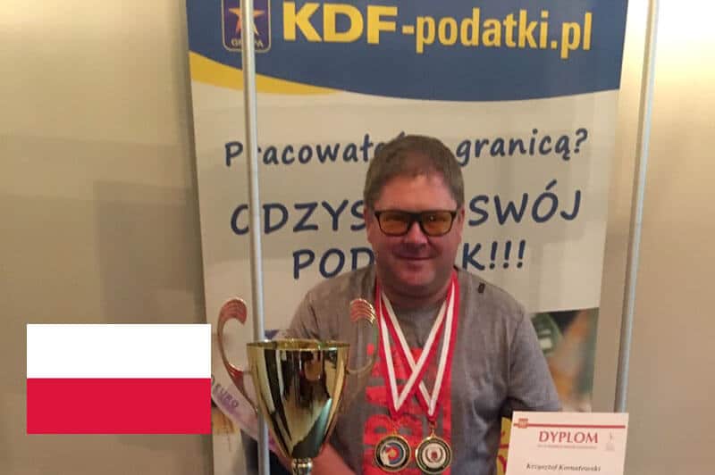 Mamy mistrza w swoim zespole! Nasz pracownik zajął 1. miejsce na Mistrzostwach Polski w Łucznictwie Bloczkowym. Jesteśmy z niego bardzo dumni. Gratulacje dla nowego mistrza kraju!